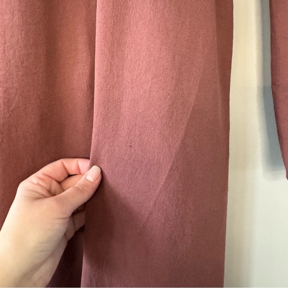 Wilfred ÉCOULEMENT Tie-Back Open Back Jumpsuit with Sleeves - Rust - Picture 14 of 15